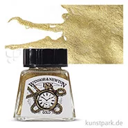Artikelbild des Artikels “Winsor & Newton Drawing Ink, 14 ml Einzelfarbe | Gold“