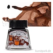 Artikelbild des Artikels “Winsor & Newton Drawing Ink, 14 ml Einzelfarbe | Lehmbraun“