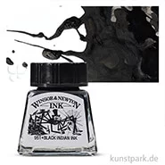Artikelbild des Artikels “Winsor & Newton Drawing Ink, 14 ml Einzelfarbe | Schwarz (Indisch)“