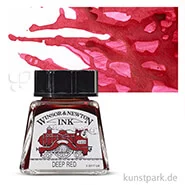 Artikelbild des Artikels “Winsor & Newton Drawing Ink, 14 ml Einzelfarbe | Tiefrot“
