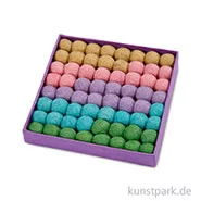 Artikelbild des Artikels “Filzkugeln - Pastell, Durchmesser 20 mm, 64 Stück “