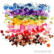 Artikelbild des Artikels “XXL Set - Facettenperlen, Durchmesser 4 - 12 mm, 7 x 250 g “