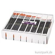 Artikelbild des Artikels “XXL Set - Gold Line Synthetikpinsel, Rund, 84 Stück in Displaybox “