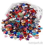 Artikelbild des Artikels “XXL Set - Strass Glitzersteine zum Basteln, 10-15 mm, 1600 Stück “