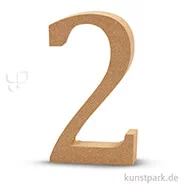 Artikelbild des Artikels “Zahlen aus Holz, 13 cm 2 cm | 2“