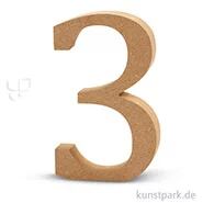 Artikelbild des Artikels “Zahlen aus Holz, 13 cm 2 cm | 3“