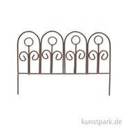 Artikelbild des Artikels “Miniatur Zaun aus Metall - Braun, 8,5 cm “