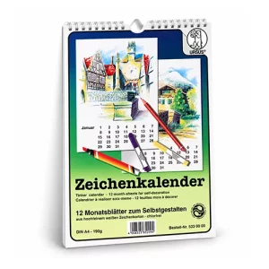 Artikelbild des Artikels “Zeichenkalender - Weiß, DIN A4 “