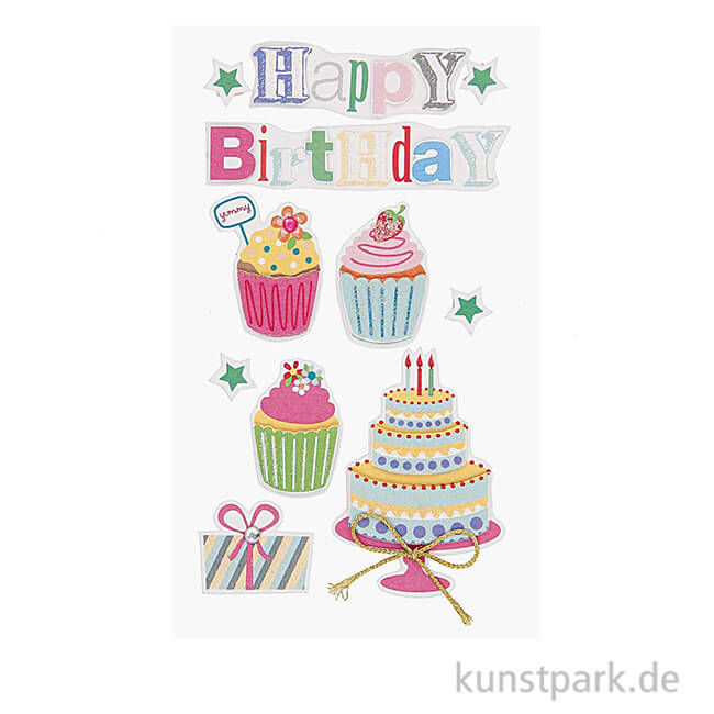 Artikelbild 1 des Artikels “3D Sticker - Happy Birthday “