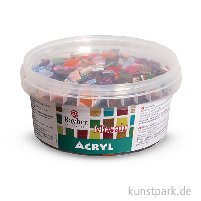 Artikelbild 1 des Artikels “Acryl-Mosaiksteine - Bunt, 1x1 cm, 300g “