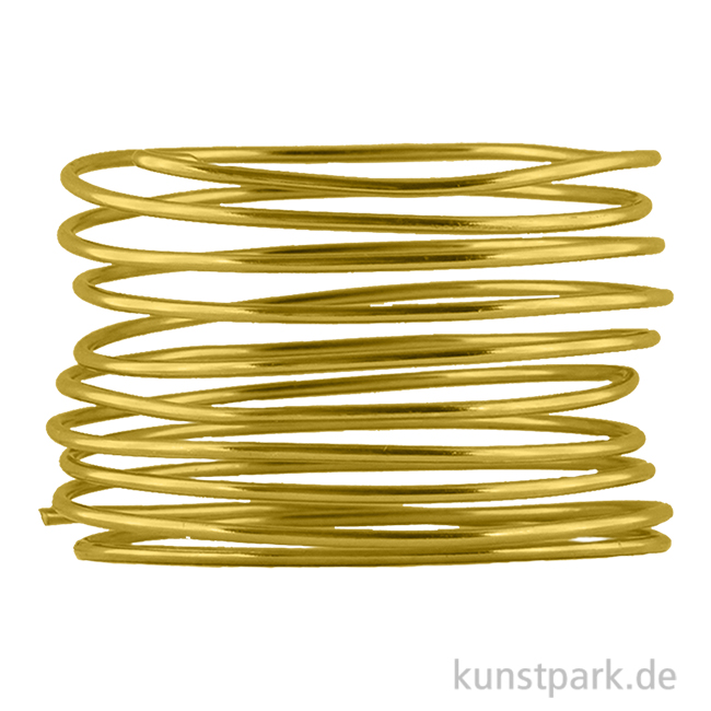 Artikelbild 1 des Artikels “Aludraht zur Dekoration und Schmuckherstellung, 2m 1 mm | Gold“