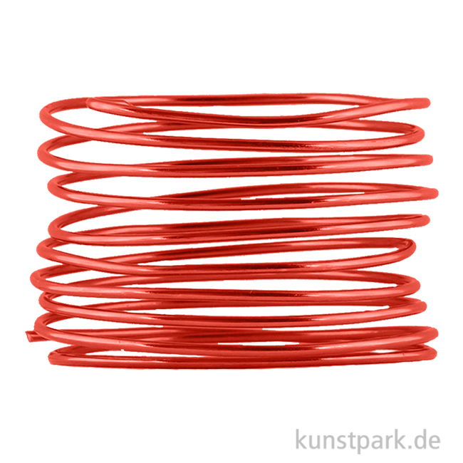 Artikelbild 1 des Artikels “Aludraht zur Dekoration und Schmuckherstellung, 2m 1 mm | Rot“