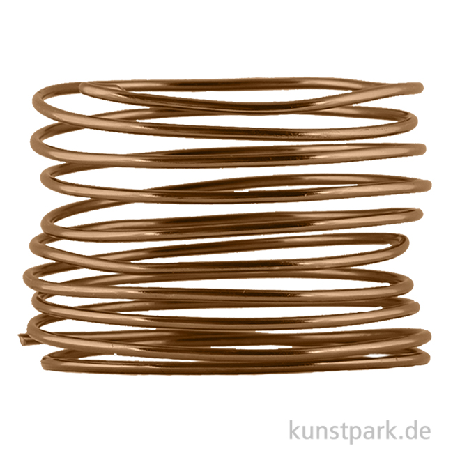 Artikelbild 1 des Artikels “Aludraht zur Dekoration und Schmuckherstellung, 2m 2 mm | Braun“