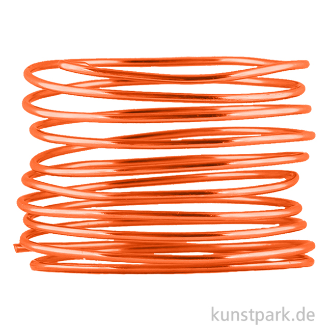 Artikelbild 1 des Artikels “Aludraht zur Dekoration und Schmuckherstellung, 2m 2 mm | Orange“