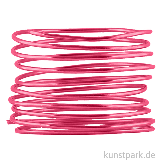 Artikelbild 1 des Artikels “Aludraht zur Dekoration und Schmuckherstellung, 2m 2 mm | Rosa“