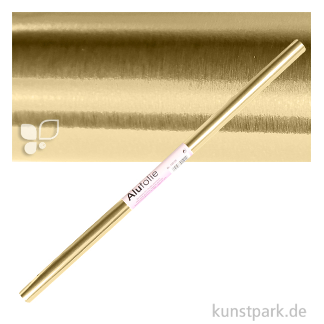 Artikelbild 1 des Artikels “Alufolie doppelseitig kaschiert 50x78 cm Rolle Rolle | Gold-Gold“