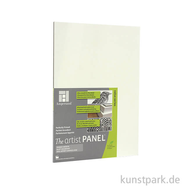 Artikelbild 1 des Artikels “Ampersand Artist Panel - Primed Smooth 3 mm 18 x 24 cm“