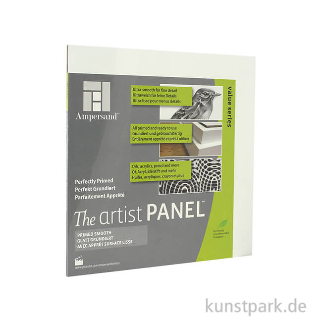 Artikelbild 1 des Artikels “Ampersand Artist Panel - Primed Smooth 3 mm 20 x 20 cm“