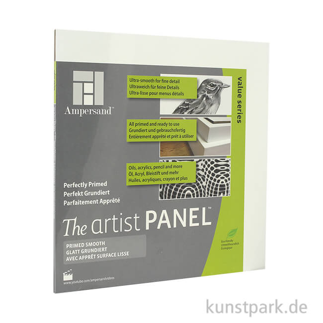 Artikelbild 1 des Artikels “Ampersand Artist Panel - Primed Smooth 3 mm 30 x 30 cm“