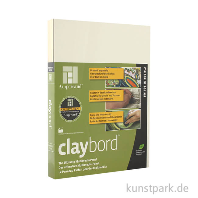 Artikelbild 1 des Artikels “Ampersand ClayBord - 22 mm 24 x 30 cm“