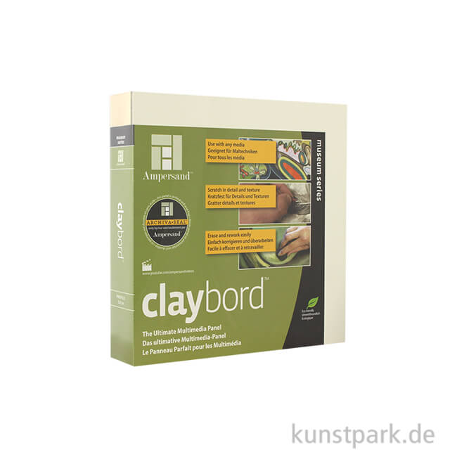 Artikelbild 1 des Artikels “Ampersand ClayBord - 38 mm 20 x 20 cm“