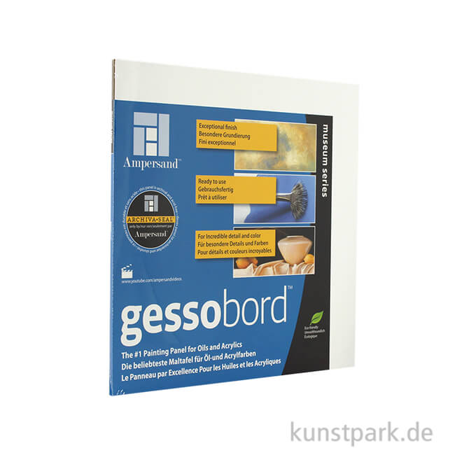 Artikelbild 1 des Artikels “Ampersand GessoBord - 3 mm 20 x 20 cm“