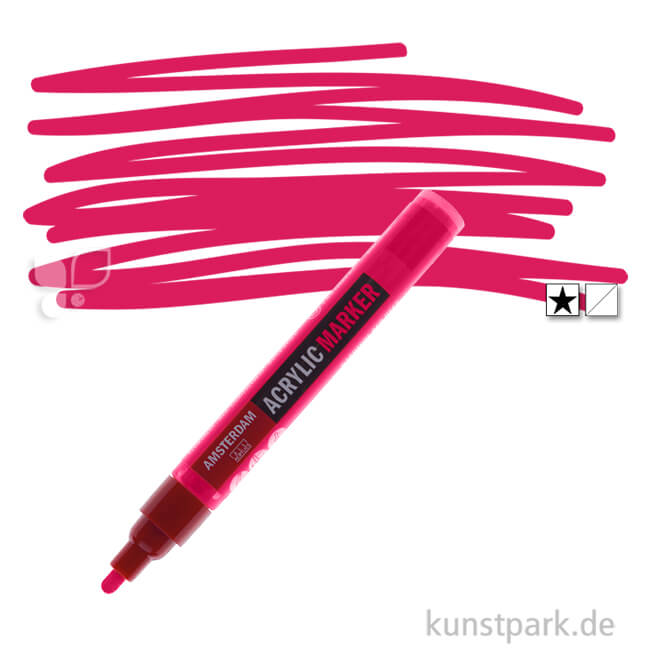Artikelbild 1 des Artikels “Talens AMSTERDAM Acrylic Marker M - 4 mm Einzelstift | 369 Primärmagenta“