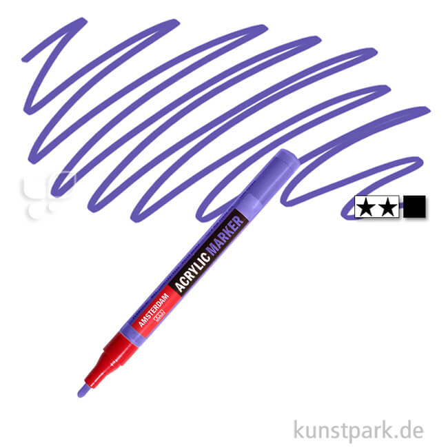 Artikelbild 1 des Artikels “Talens AMSTERDAM Acrylic Marker S - 2 mm Einzelstift | 507 Ultramarinviolett“