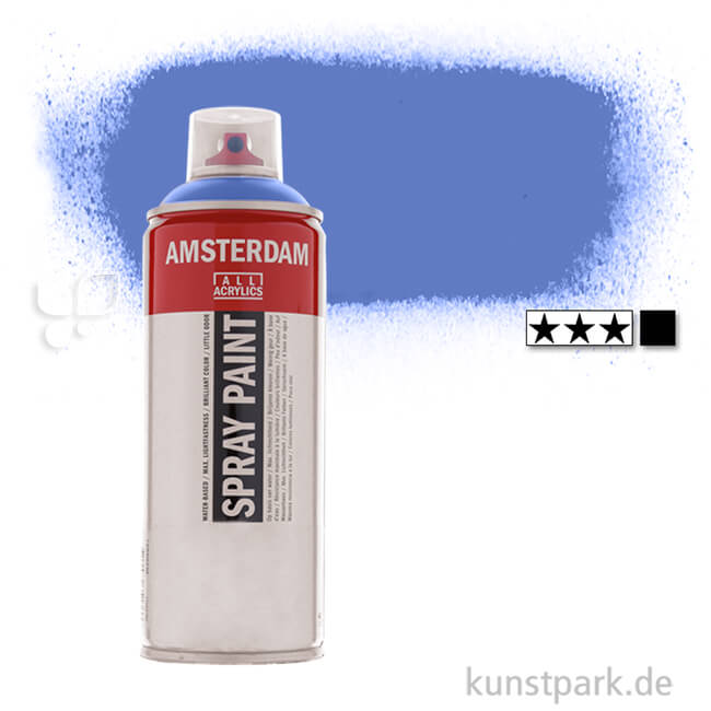 Artikelbild 1 des Artikels “Talens AMSTERDAM Spray Paint 400 ml Einzelfarbe | 519 Ultramarinviolett hell“