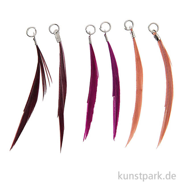 Artikelbild 1 des Artikels “Anhänger Federn - Lila, 6er Set “