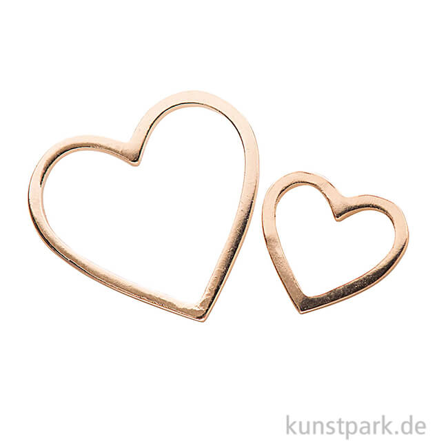Artikelbild 1 des Artikels “Anhänger Herz - Gold, 2 Stück “