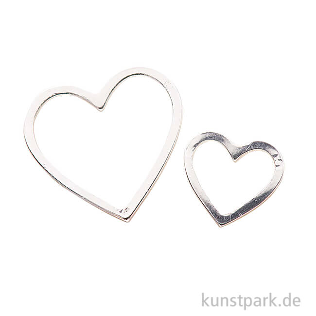 Artikelbild 1 des Artikels “Anhänger Herz - Silber, 2 Stück “