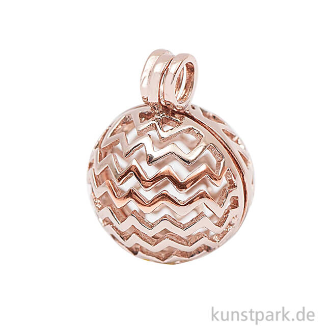 Artikelbild 1 des Artikels “Anhänger Käfig - Zick Zack, Roségold “
