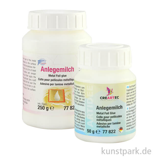 Artikelbild 1 des Artikels “Anlegemilch für Schlagmetallfolien und Blattgold “