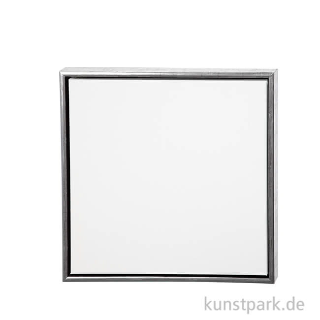 Artikelbild 1 des Artikels “Antiksilber-Rahmen mit Leinwand, Tiefe 3 cm 54 x 54 cm“