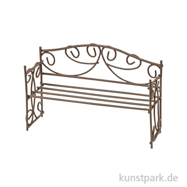 Artikelbild 1 des Artikels “Miniatur Bank aus Metall - Rost, 10x6x3 cm “