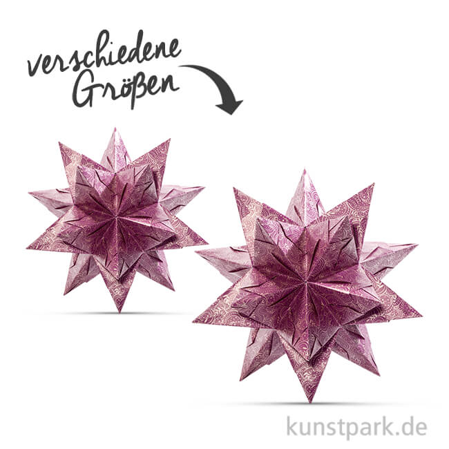 Artikelbild 1 des Artikels “Bascetta-Stern Bastelset - Lila-Winterornament Silber, 90g “