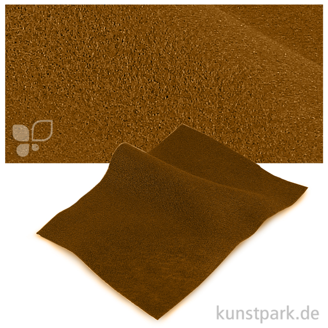 Artikelbild 1 des Artikels “Bastelfilz 20x30 cm, 2mm Einzelbogen | Mittelbraun“