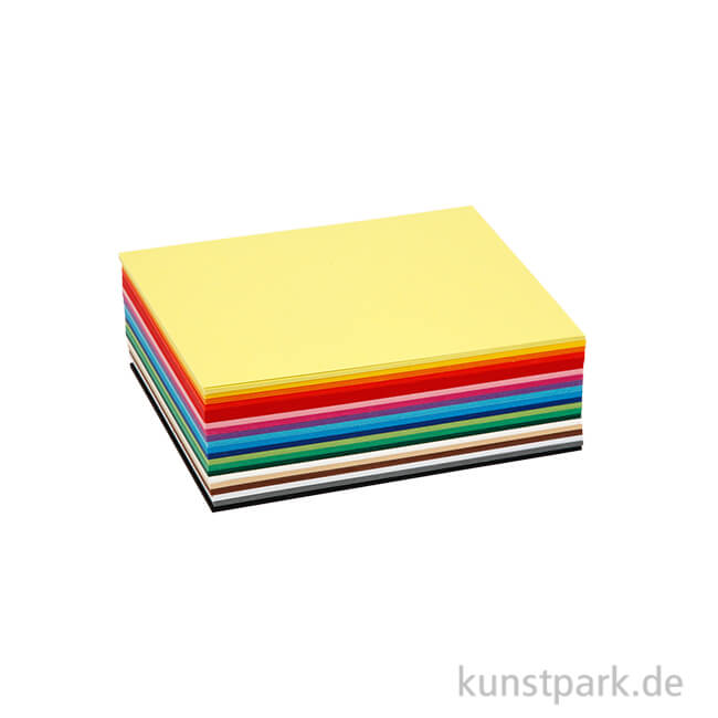 Artikelbild 1 des Artikels “Bastelkarton COLORTIME - Kreativ, 180g, sortiert DIN A6 - 120 Blatt“