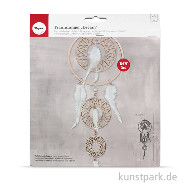 Artikelbild 1 des Artikels “Bastelpackung Traumfänger - Dream 18 cm“