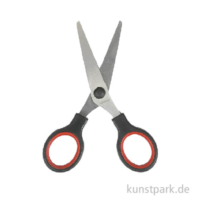 Artikelbild 1 des Artikels “Bastelschere - Basic, Rund mit gummierten Innengriff, 13 cm “