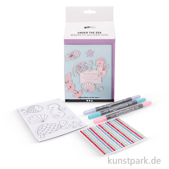 Artikelbild 1 des Artikels “Bastelset - Im Meer, Deko für Magnete “