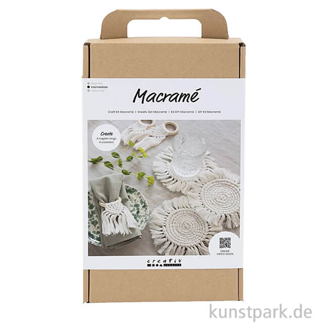 Artikelbild 1 des Artikels “Bastelset Makramee - Tischdeko, Creme “