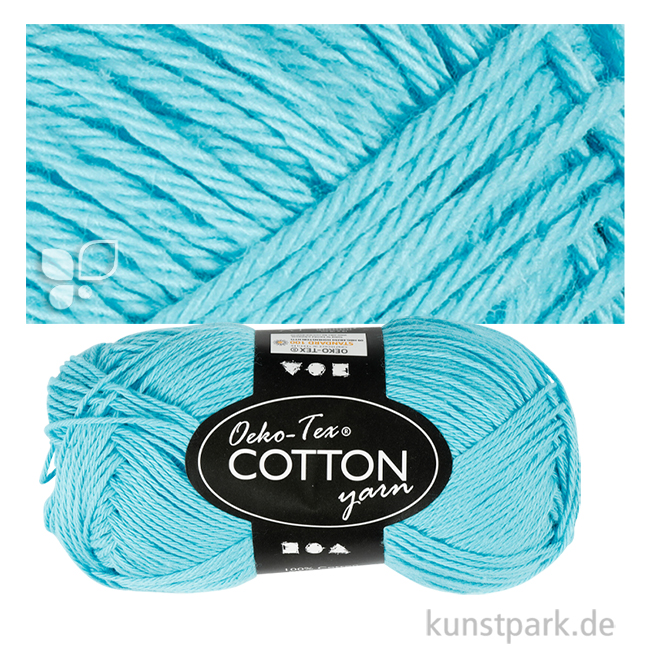 Artikelbild 1 des Artikels “Baumwolle - 50 g Knäuel Farbe | Türkis“