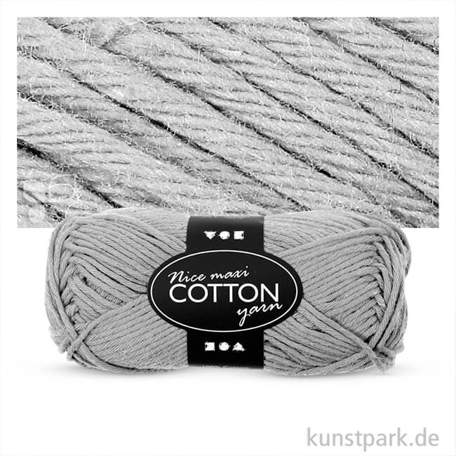 Artikelbild 1 des Artikels “Baumwolle Maxi - 50 g 80 - 85 m | Grau“