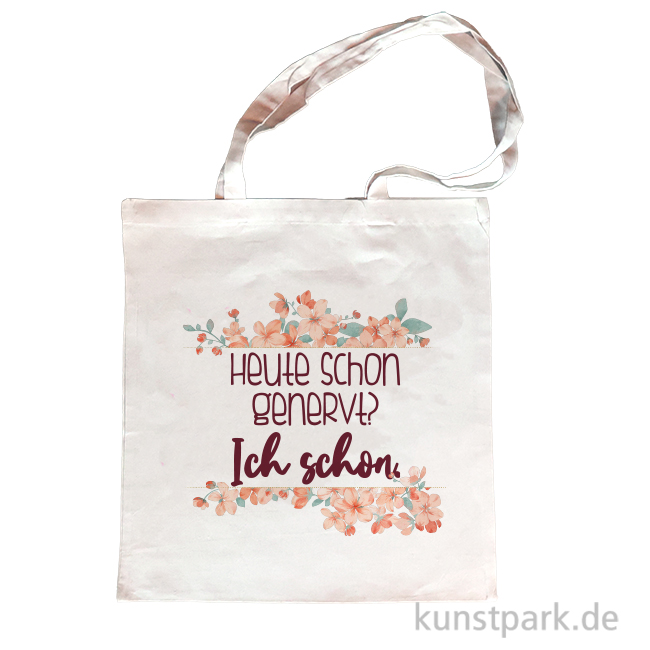 Artikelbild 1 des Artikels “Baumwolltasche, Natur, Bedruckt, Design, Heute schon genervt “