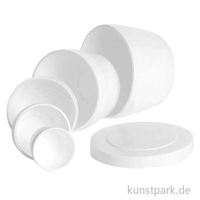 Artikelbild 1 des Artikels “Mischbecherset aus Kunststoff, 5 Becher mit Deckel “