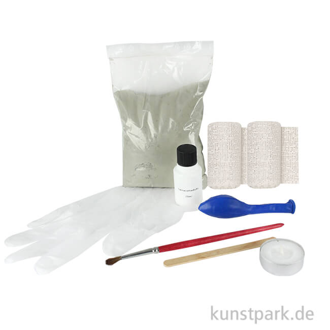 Artikelbild 1 des Artikels “Beton-Gießform Set Hohlkugel mit umfangreichem Zubehör “
