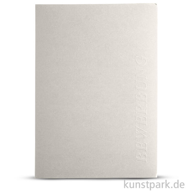 Artikelbild 1 des Artikels “Bewerbungsmappe Excellence 3-teilig, 2 Klemmschienen, senkrechte Prägung 1 Stk. | Elfenbein“