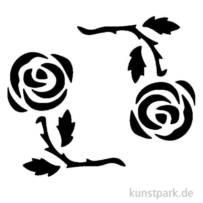Artikelbild 1 des Artikels “Bodypainting-Schablone - Rosenkreis “